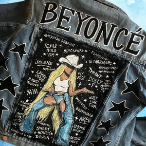 Kurtka z trasy koncertowej Beyoncé • Kurtka w zestawie • Strój kowboja z trasy koncertowej Carter • Kurtka koncertowa • Moda country • Styl kowbojki • Miłośniczka muzyki country
