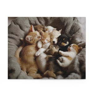 Puzzel, te schattig ontwerp, legpuzzel, cadeau voor puzzelliefhebbers, ontspannende activiteit, hersenkraker, denkspel, tijd voor gezinsbinding, stressverlichting
