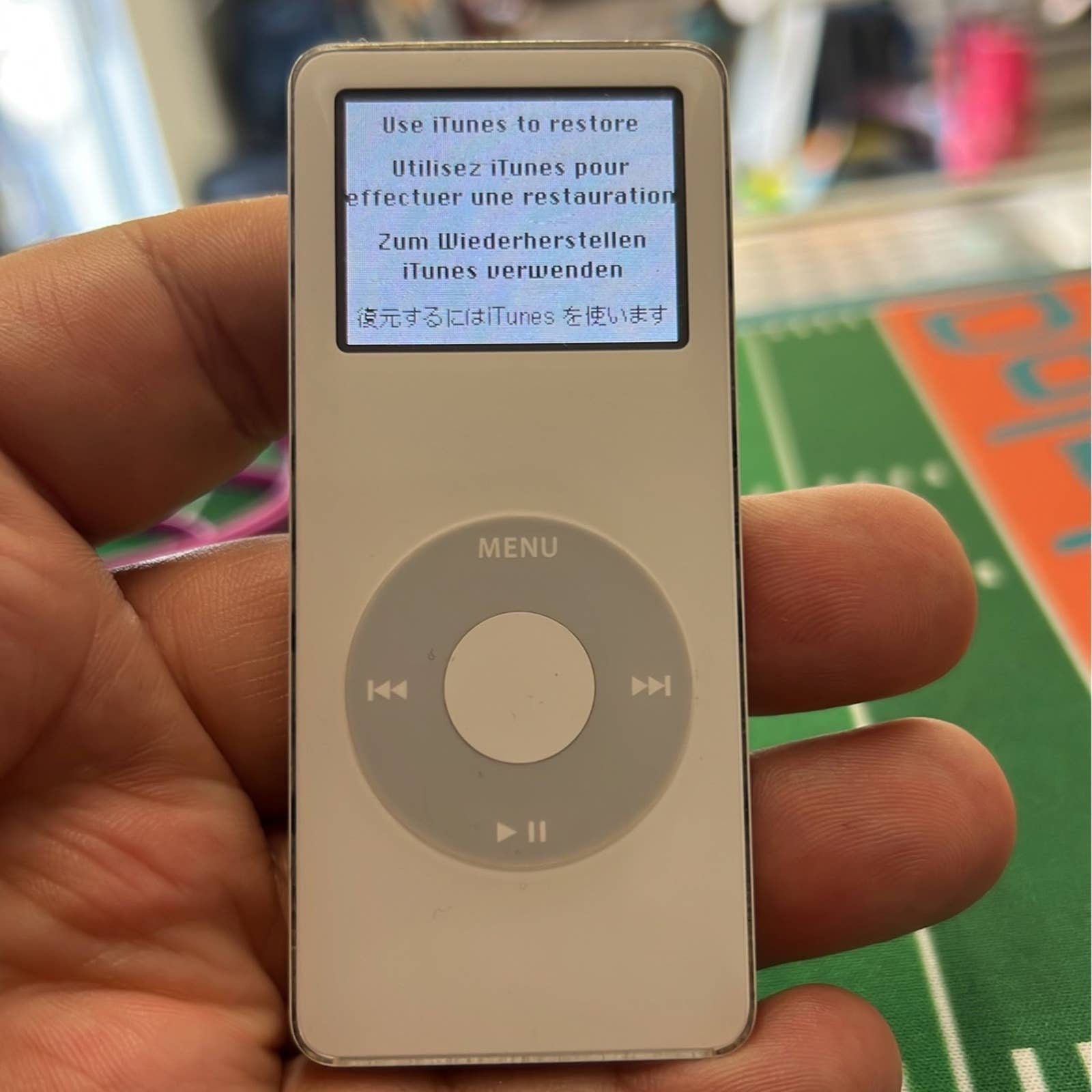 monogram ipod nano