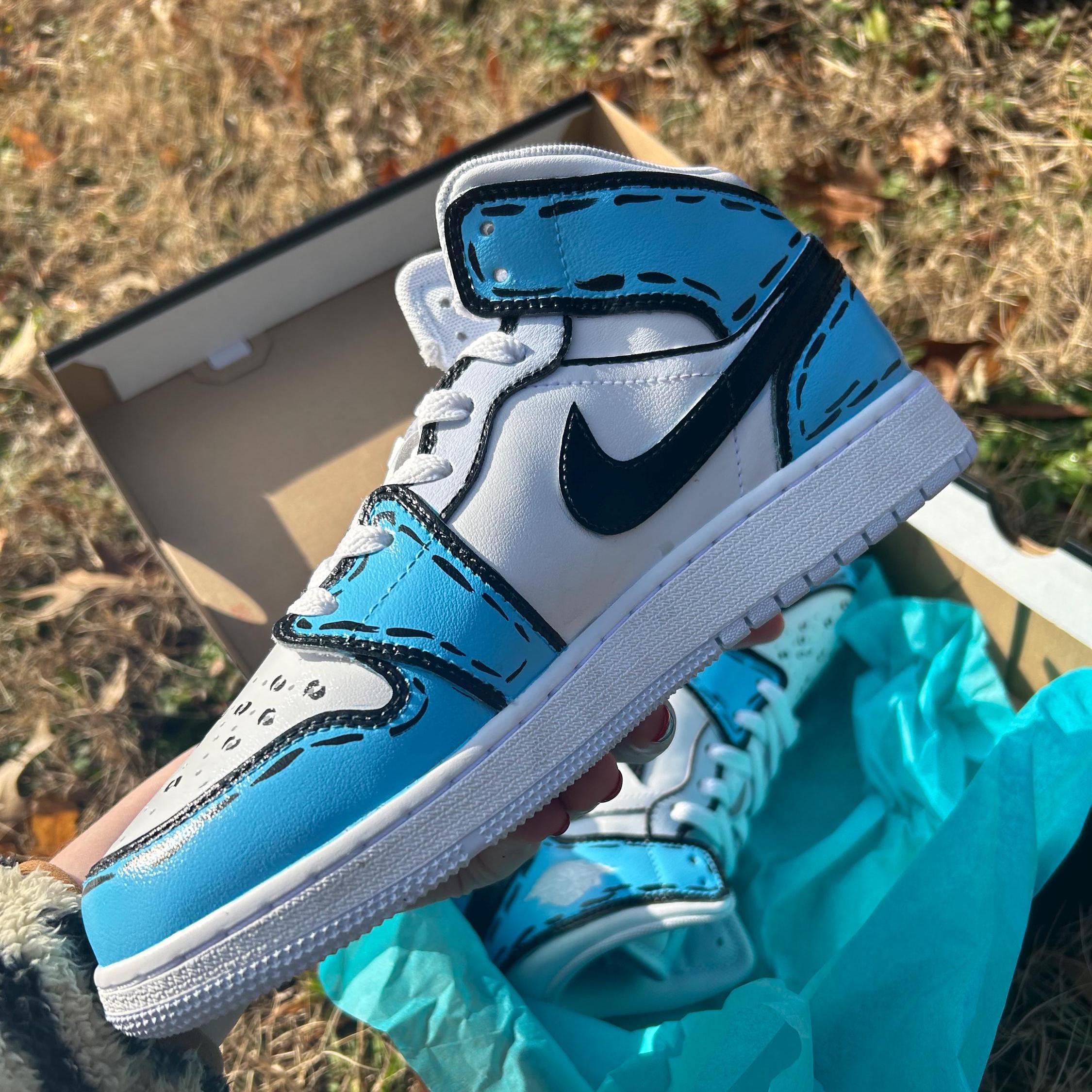 custom painted air jordans