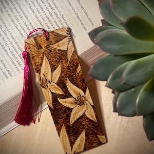 Original Handmade wooden bookmark