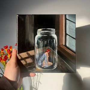 Handpainted original acrylic painting