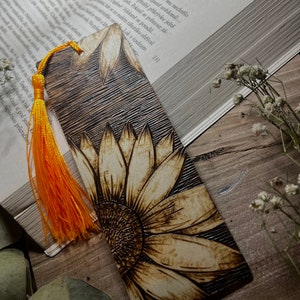 Original Handmade wooden bookmark