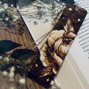 Original Handmade wooden bookmark