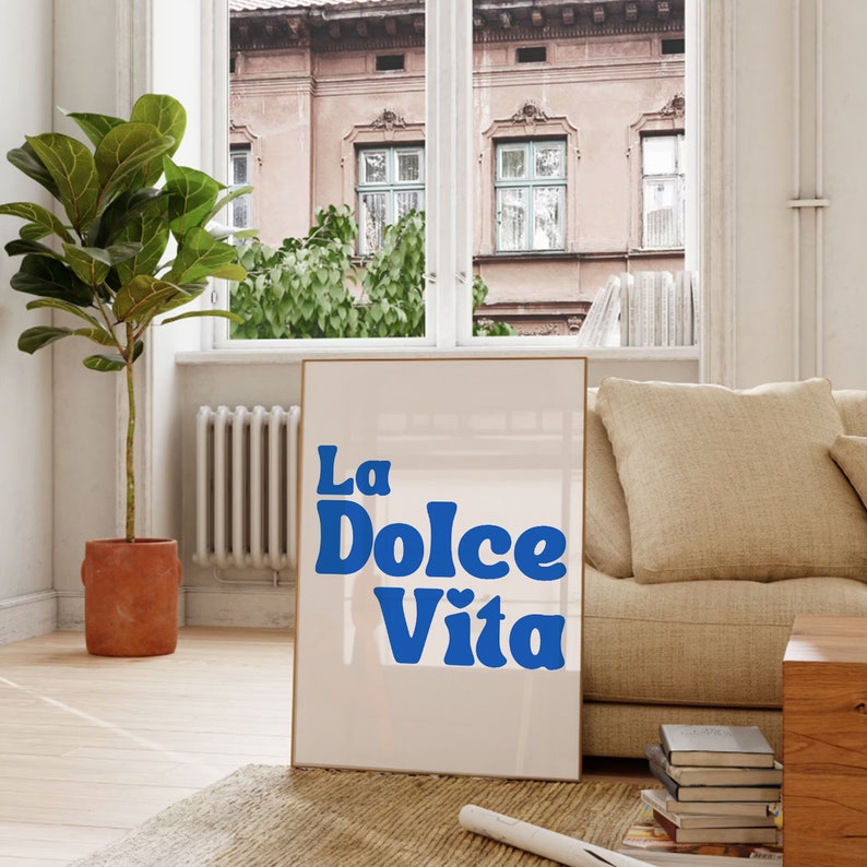 La Dolce Vita Wall Art | Posters and Prints | Italy Wall Decor ...