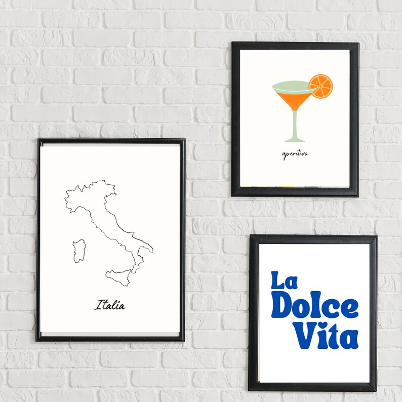 La Dolce Vita Wall Art Etsy