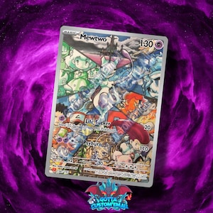 Custom Mewtwo  Card – Legendary Psychic Power