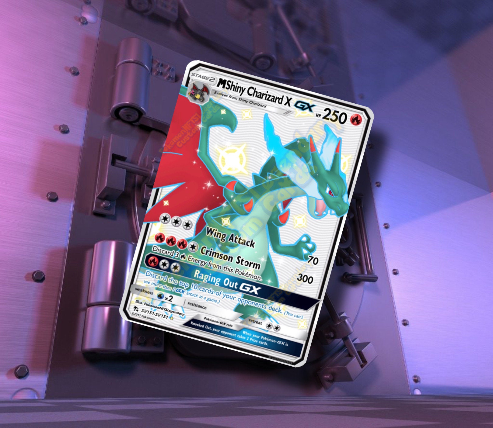 Skin para PS5 com Disco Pokémon Mega Evolução Charizard X e Y