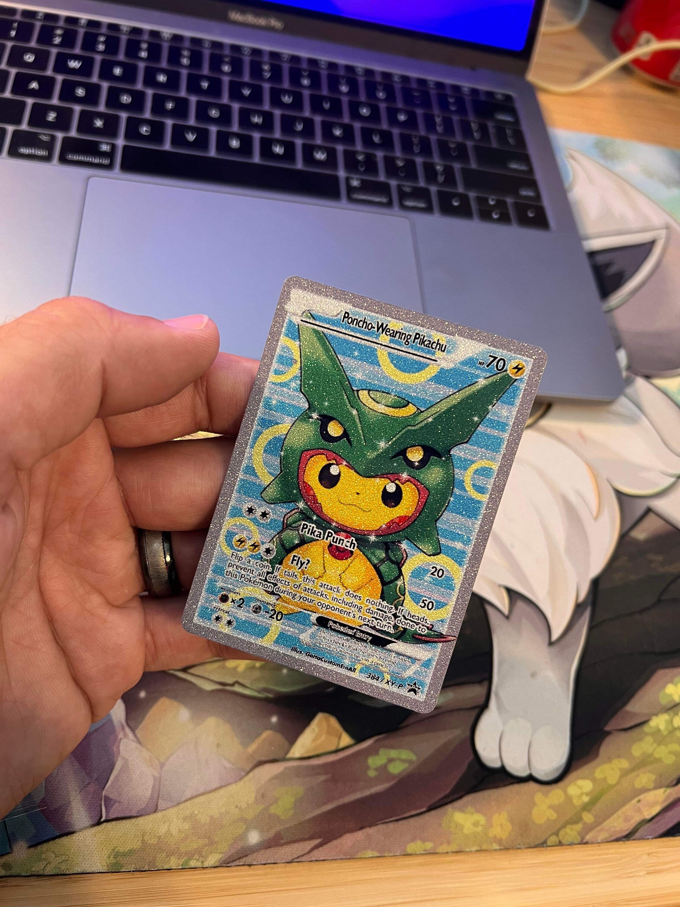 Poncho-wearing Pikachu (rayquaza) English Version - Etsy Poncho-wearing Pikachu (rayquaza) English Version - Etsy