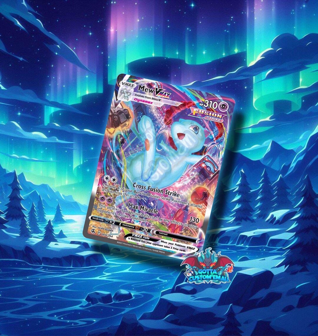 Mew Vmax Shiny - Etsy
