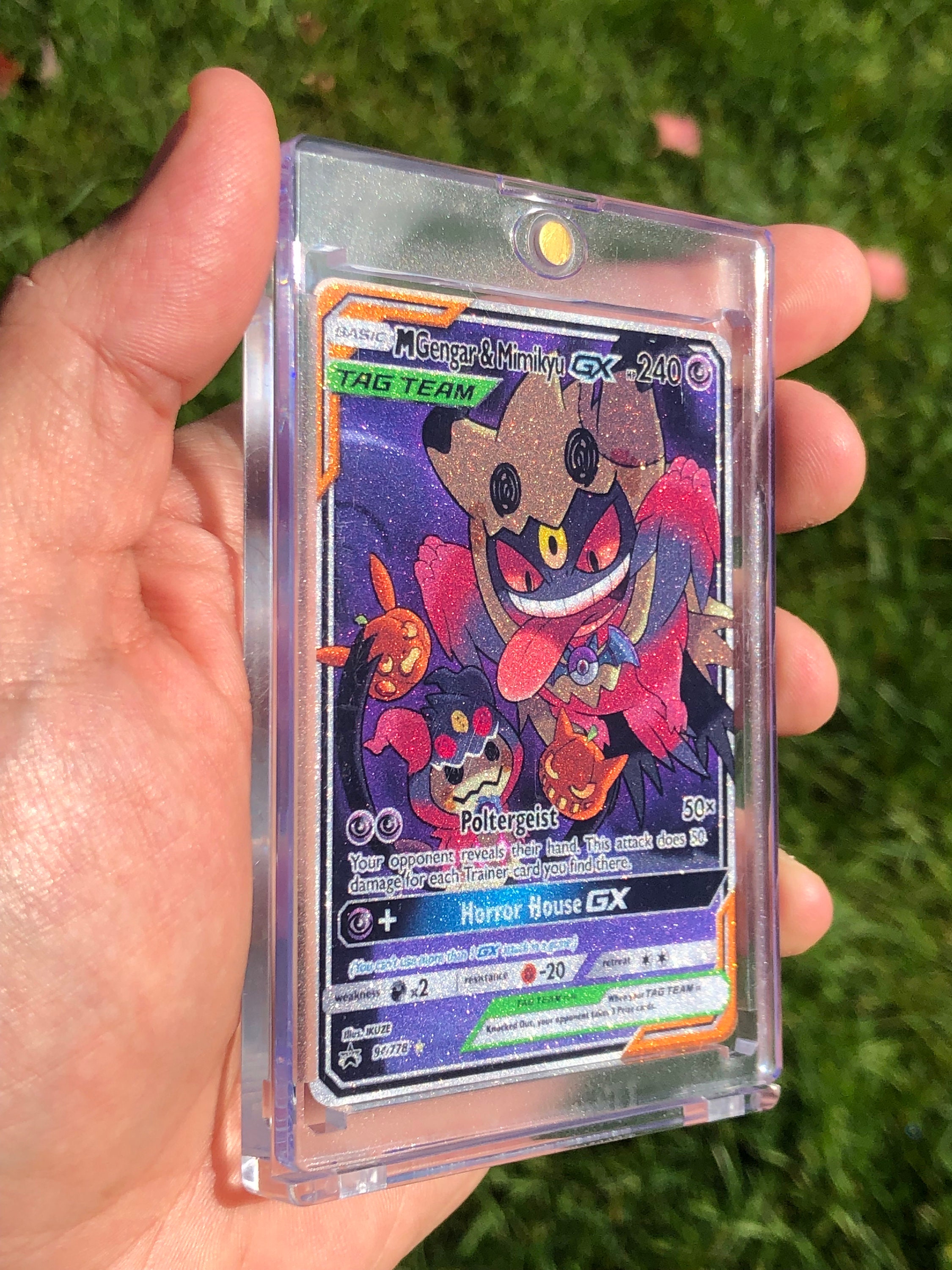 Mega Gengar & Mimikyu Tag Team Halloween Card Etsy