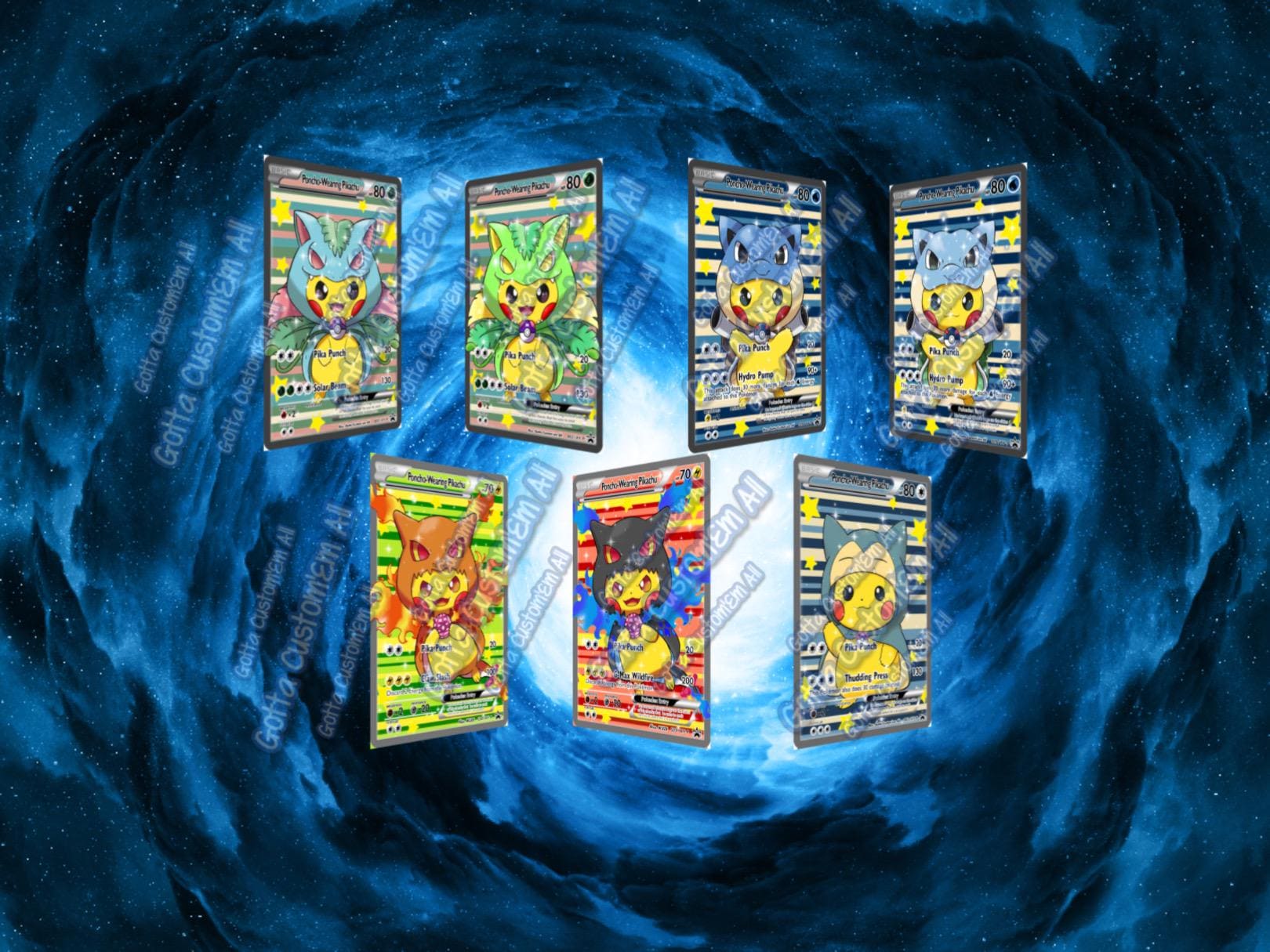 Custom Pikachu Cosplay Cards - Etsy Custom Pikachu Cosplay Cards - Etsy