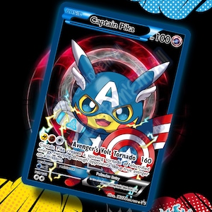 キャプテンピカチュウ V gx vsstar ポケモン カスタムカード キャプテンピカチュウ V gx vsstar ポケモン カスタムカード