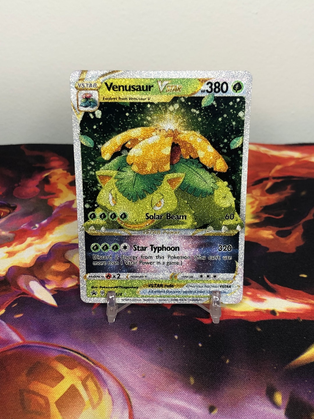 Shiny Venusaur Vstar Custom Card Etsy