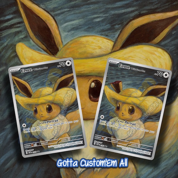 Eevee With straw Hat Lenticular