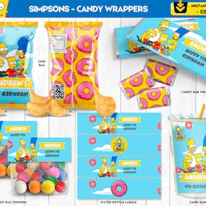 Family Wrappers Family Decoration Family Birthday - INSTANT DOWNLOAD - Editable Text