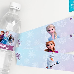 Botella de agua reutilizable de aluminio infantil de 600 ml de Frozen :  : Oficina y papelería