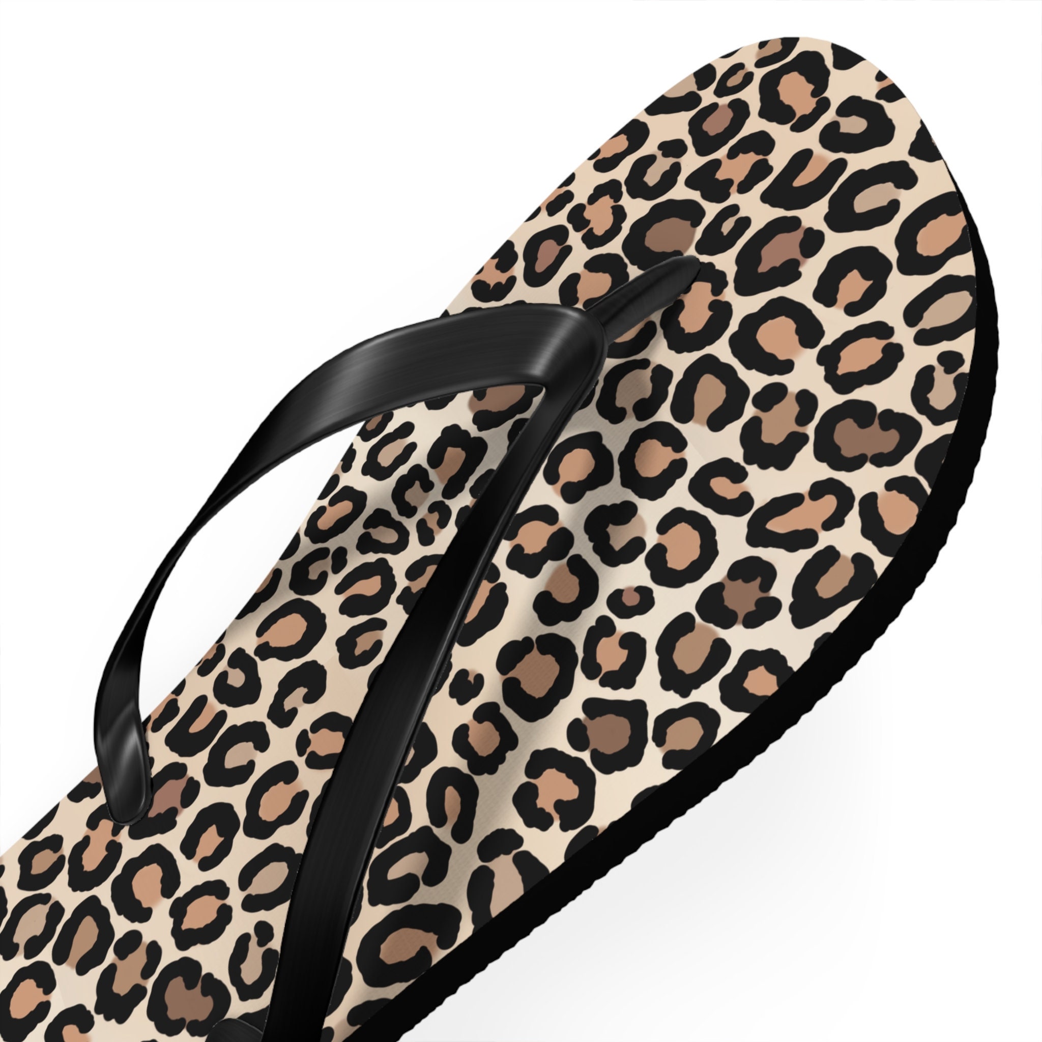 leopard flip flop