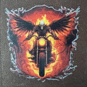 Cartera de cuero Winged Rider