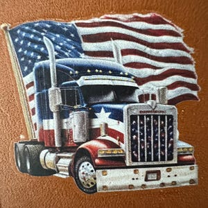 Cartera de cuero para camión/bandera