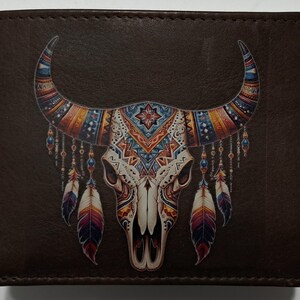 Cartera de cuero estilo suroeste