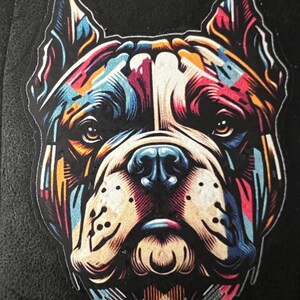 Cartera de cuero con diseño de perro Hip Hop
