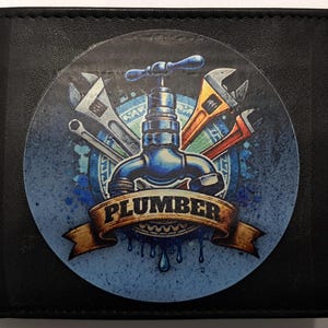 Cartera de cuero de fontanero