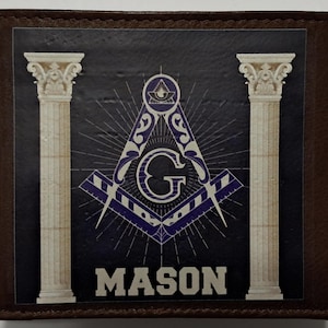 Cartera de cuero Mason