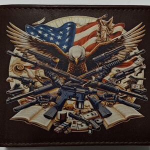 Cartera de cuero 2da Enmienda