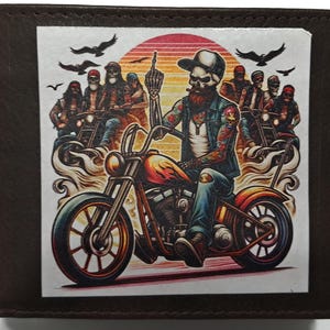 Cartera de piel Biker Rider M. Finger