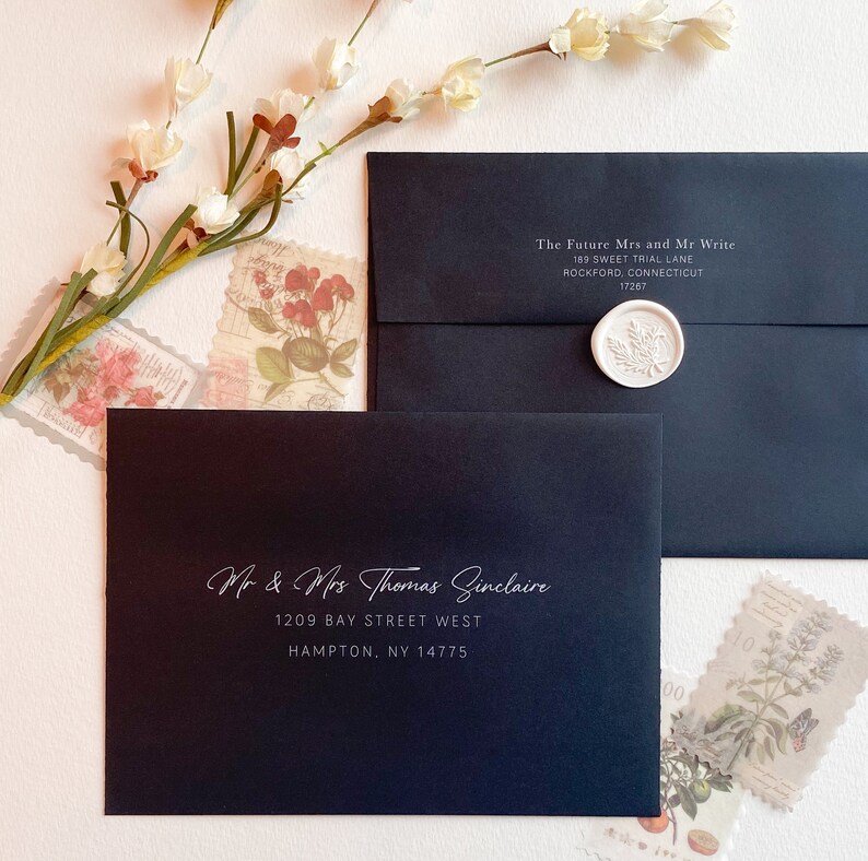 Envelope Printing Add On - Etsy