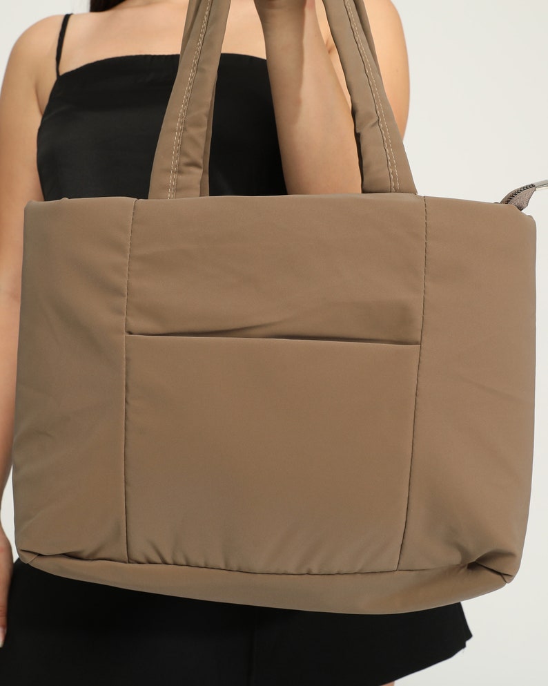Nylon Puffy Shoulder Bag Vizon image 3
