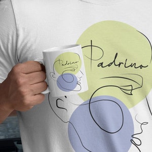 Mug parrain, cadeau parrain, mug cadeau blanc éclatant, seul le meilleur oncle est promu parrain
