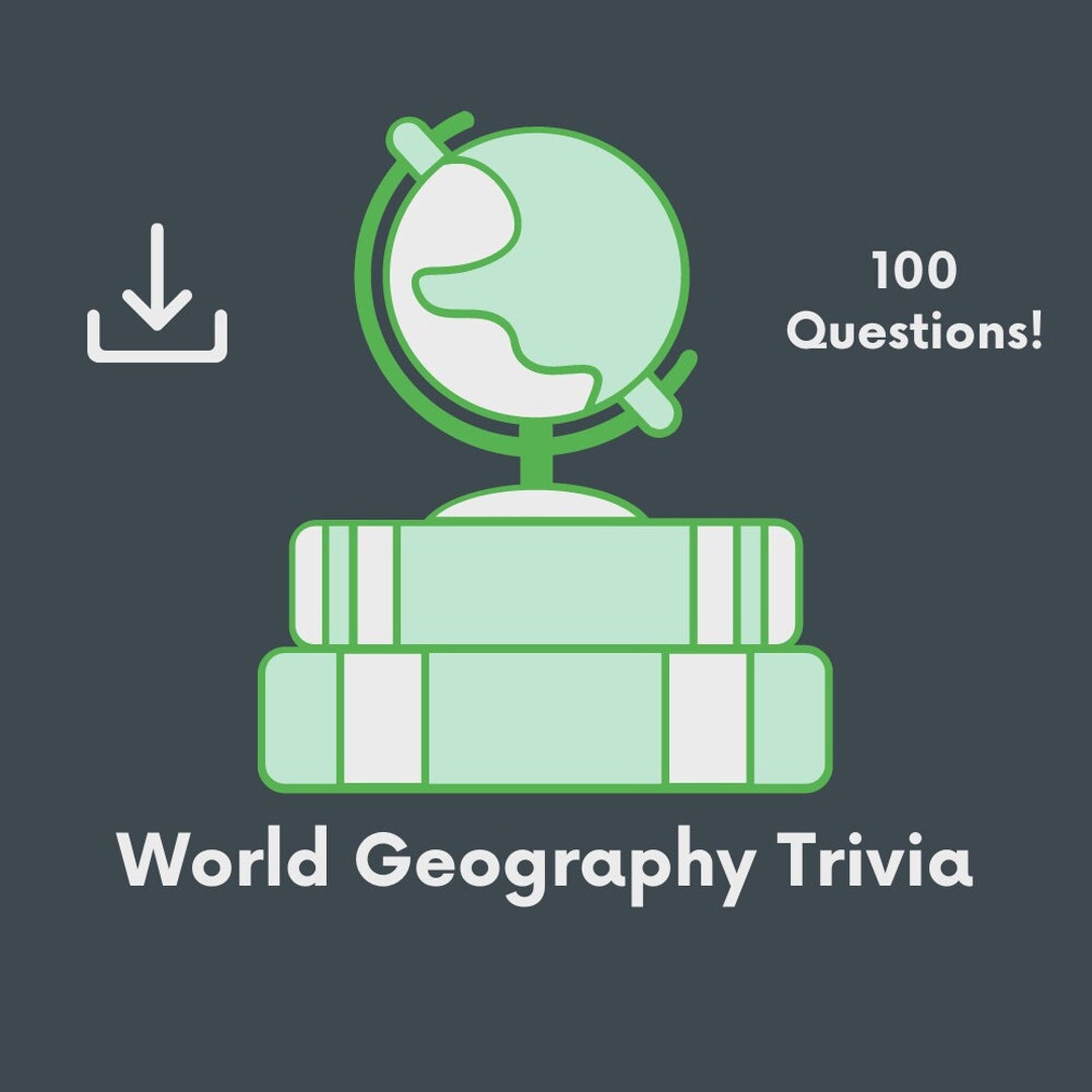 World Geography Trivia 100 Questions Download PDF With Answer Key ...