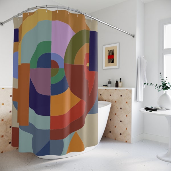 Mod Shower Curtain - Etsy