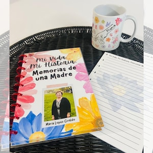 Mi vida, Mi Historia: Memorias De Una Madre | Diario Guiado Personalizado para Mamá | Mamá quiero escuchar tu historia | Día de la madre