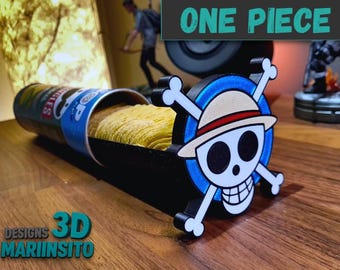 Pringles Tray with Lid (One Piece Version) - (STL/STP files for printing)