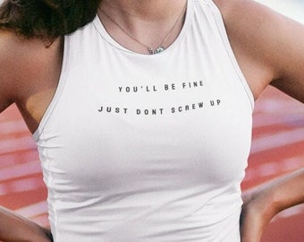 Minimalist Unisex Jersey Tank