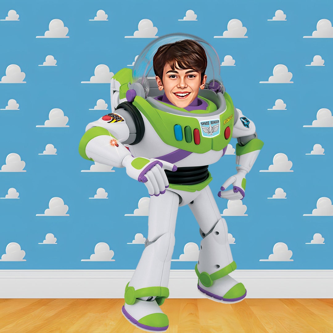 Buy Personalized Buzz Lightyear Portrait Custom Superhero Caricature for  Kids Digital File Only Online in India