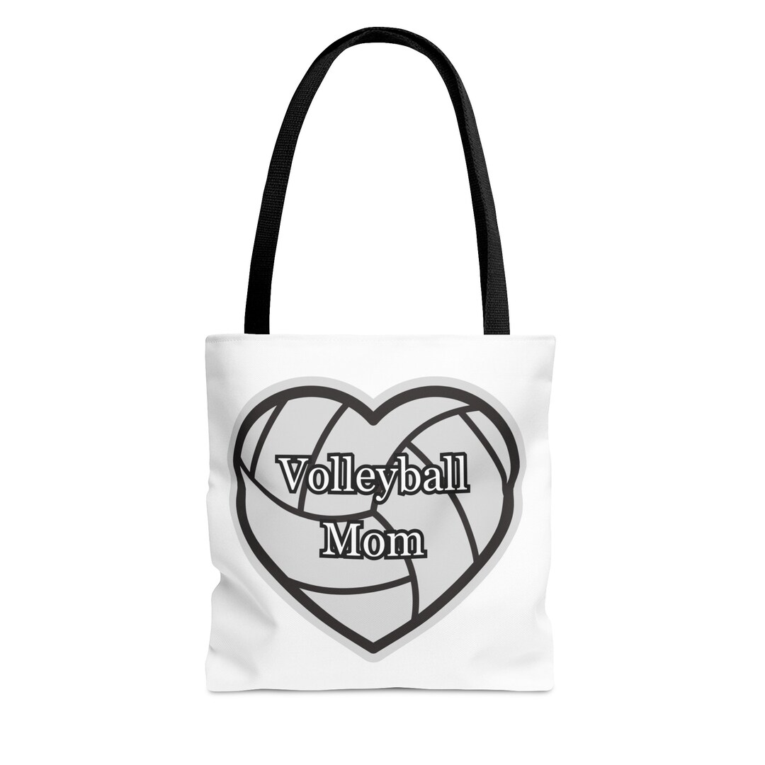 Volleyball Mom Heart Tote Bag the Perfect Gift for Etsy