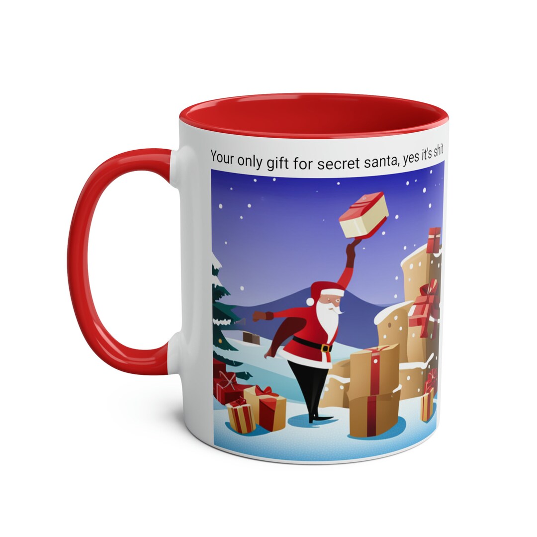 Secret Santa, Secret Santa Mug, Funny secret Santa, Cadeau de collègue, Cadeau de collègue