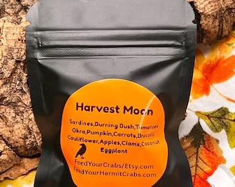 Harvest Moon Sardine Feast, Balanced Meal for pet hermit crabs, Food for pet hermit crabs