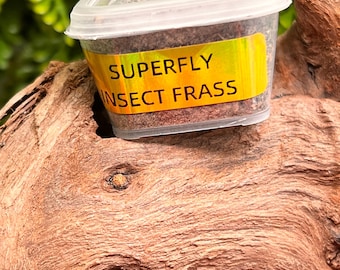 Insect Frass for Hermit crabs. Complete Protein. A hermit crab favorite. Ground up