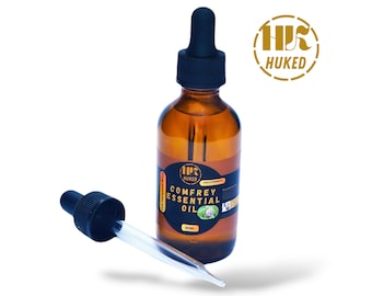 Pure Comfrey Essential Oil - Fresh (Symphytum Officinale) - 60ml - Made by Huked - Wolverhampton - UK