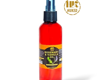 Huked Rosemary and Vanilla Essential Oil Spray Blend – 100% Pure Aromatherapy Oil - 100ml