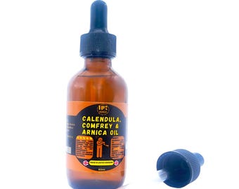 Calendula, Comfrey & Arnica Infusion Oil, All-Natural, 60ml