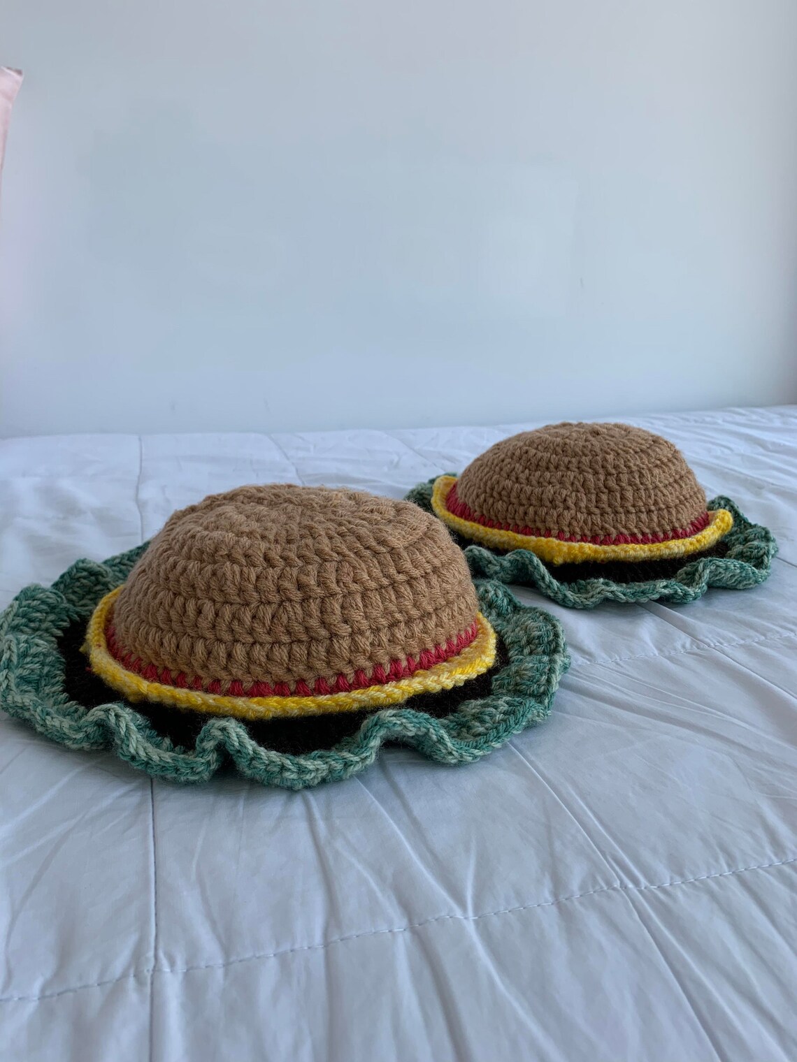 Burger Hat Crochet Pattern Etsy