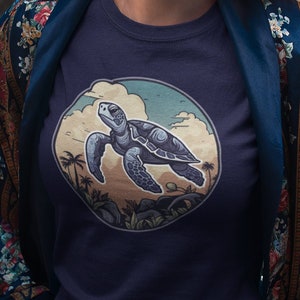 Ohana Sea Turtle T-Shirt, 100% Profits Donated, Trust The Flow, Ohana Means Family, Maui Strong, Watercolor Sea Turtle, Hawaii Tee