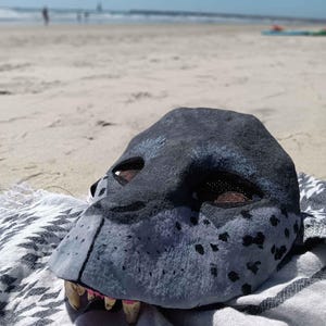 Custom Pinniped (Seal or Sea Lion) Therian-style costume cosplay mask