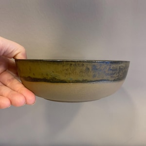 Handmade Ceramic Bowl – Greek Olive Green Unique Glaze Pottery Dish